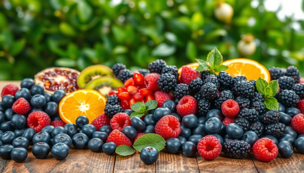 Antioxidant-rich berries and fruits for inflammation