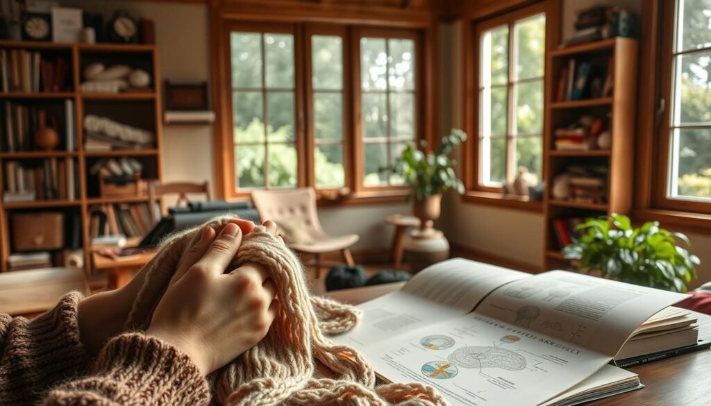 Knitting and Mental Wellness Brain Science